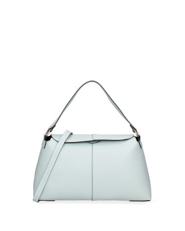 Borsa a spalla da donna Vera pelle 07154-D102 CIELO Roberta Rossi