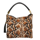 Arya Borsa a spalla da donna Vera pelle 05474-PITONE CUOIIO 007 Gave Lux