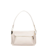 Borsa a spalla da donna Vera pelle 07147-D37 LATTE Roberta Rossi