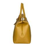 Aleria Borsa a mano da donna Vera pelle 8005-D36 SENAPE Gave Lux