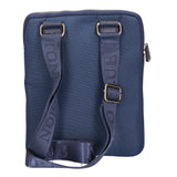Borsa a tracolla uomo Pelle vegana + Tessuto PCL3153-BLU Northampton Polo Club
