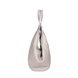 Lindsey Borsa a mano da donna 100% vera pelle 07162-D86 GRIGIO PERLA Viola Castellani