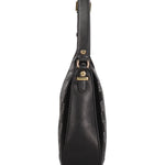 Vigevano Borsa a tracolla da donna 100% poliuretano B16174-NERO Braccialini