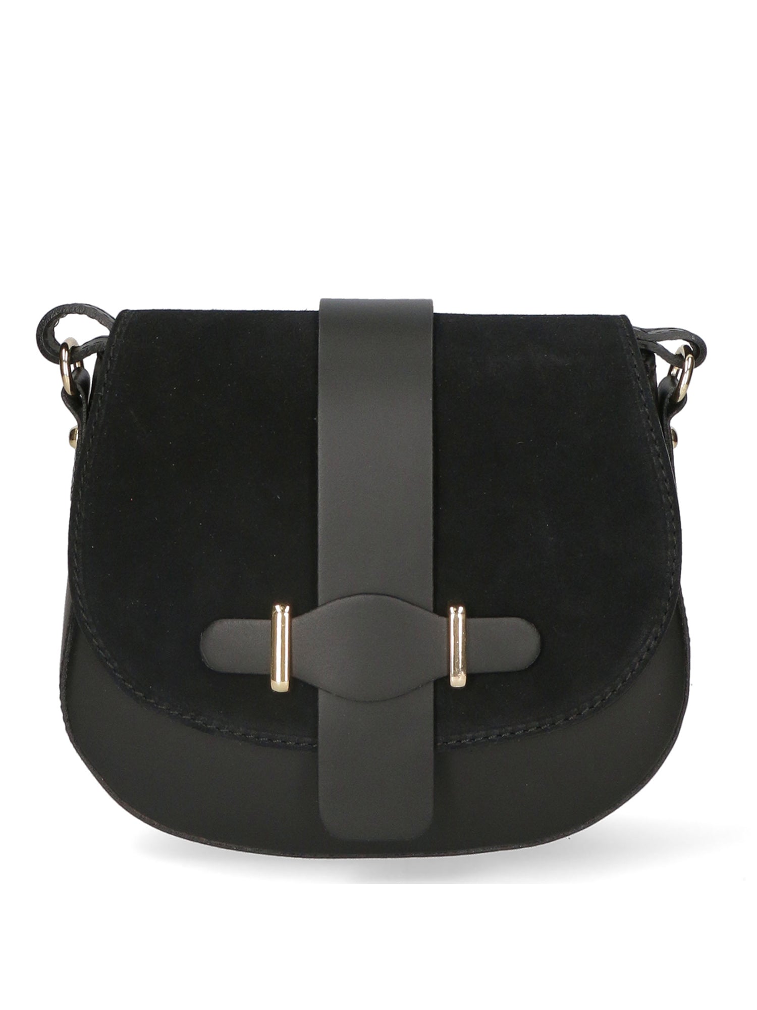 Carola Borsa a tracolla da donna Vera pelle 10036-P218 NERO Gave Lux
