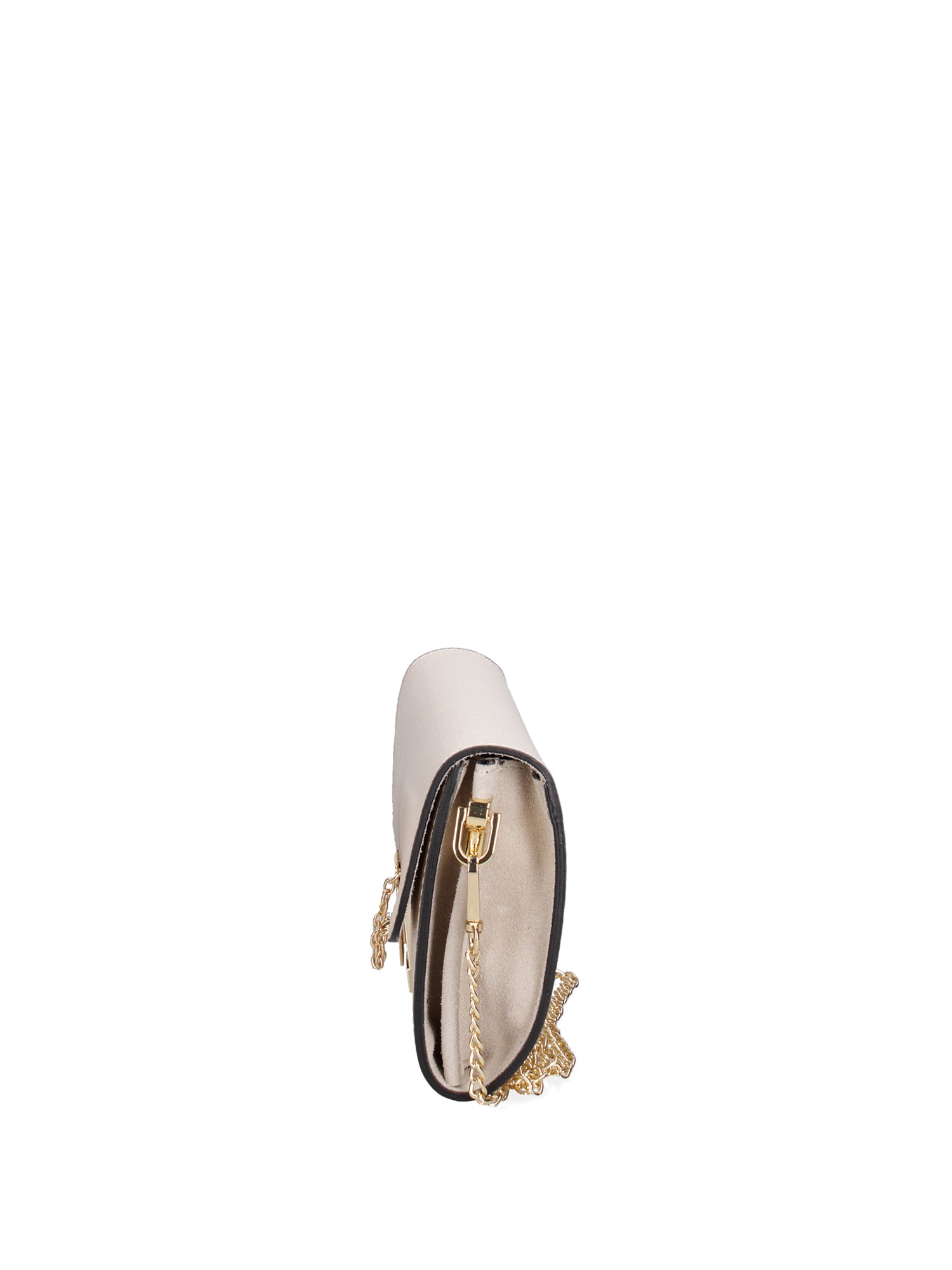 Borsa a tracolla da donna Vera pelle 00734-LU37 BEIGE Viola Castellani