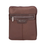 Borsa a tracolla uomo in pelle PU Casual PCL3154-BROWN Northampton Polo Club
