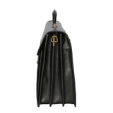 Nevio 7010-NERO BLACK Borsa da lavoro uomo in pelle Gave Lux
