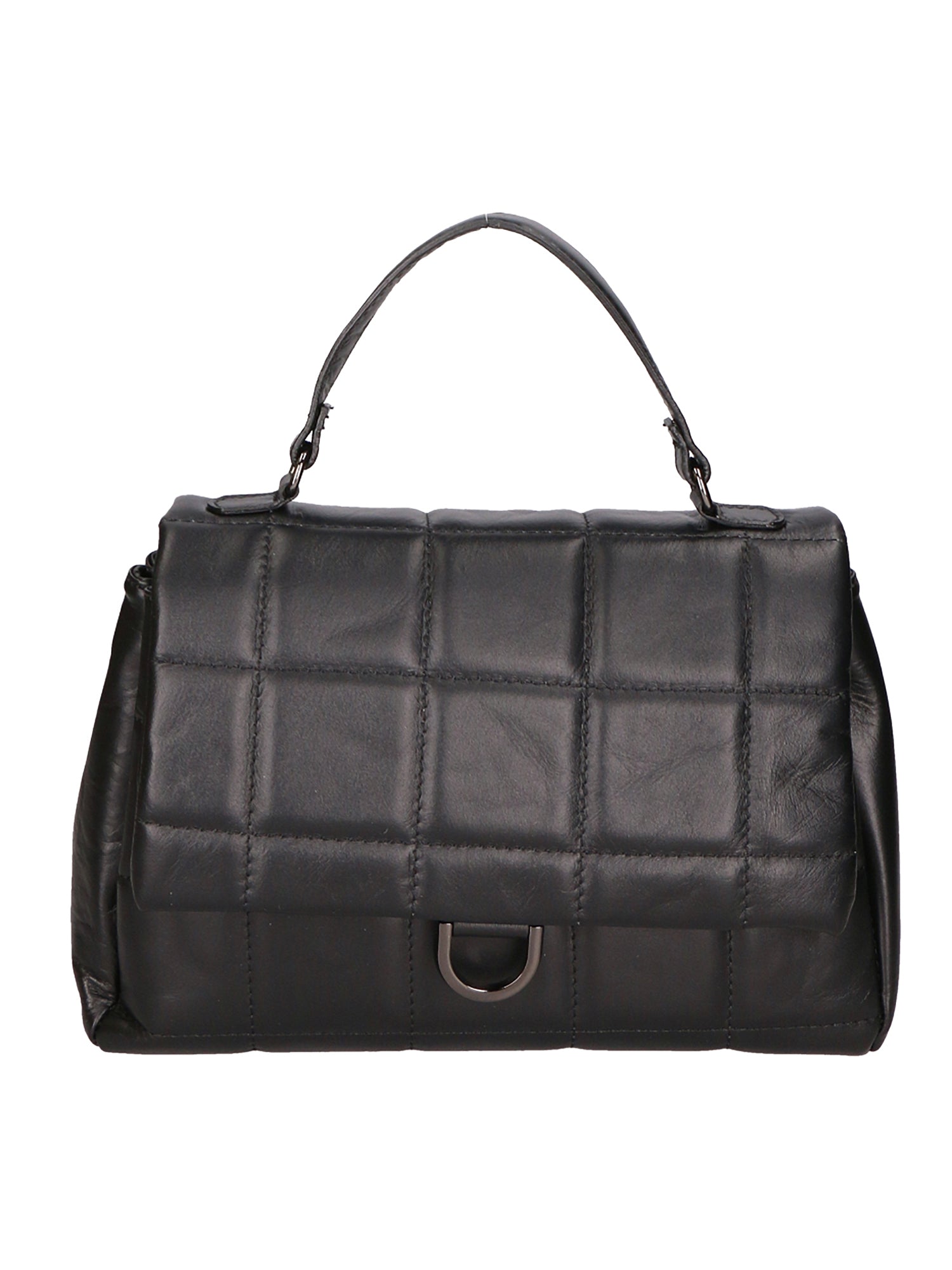 Viola Borsa a mano da donna Vera Pelle 06862-S28 NERO Gave Lux