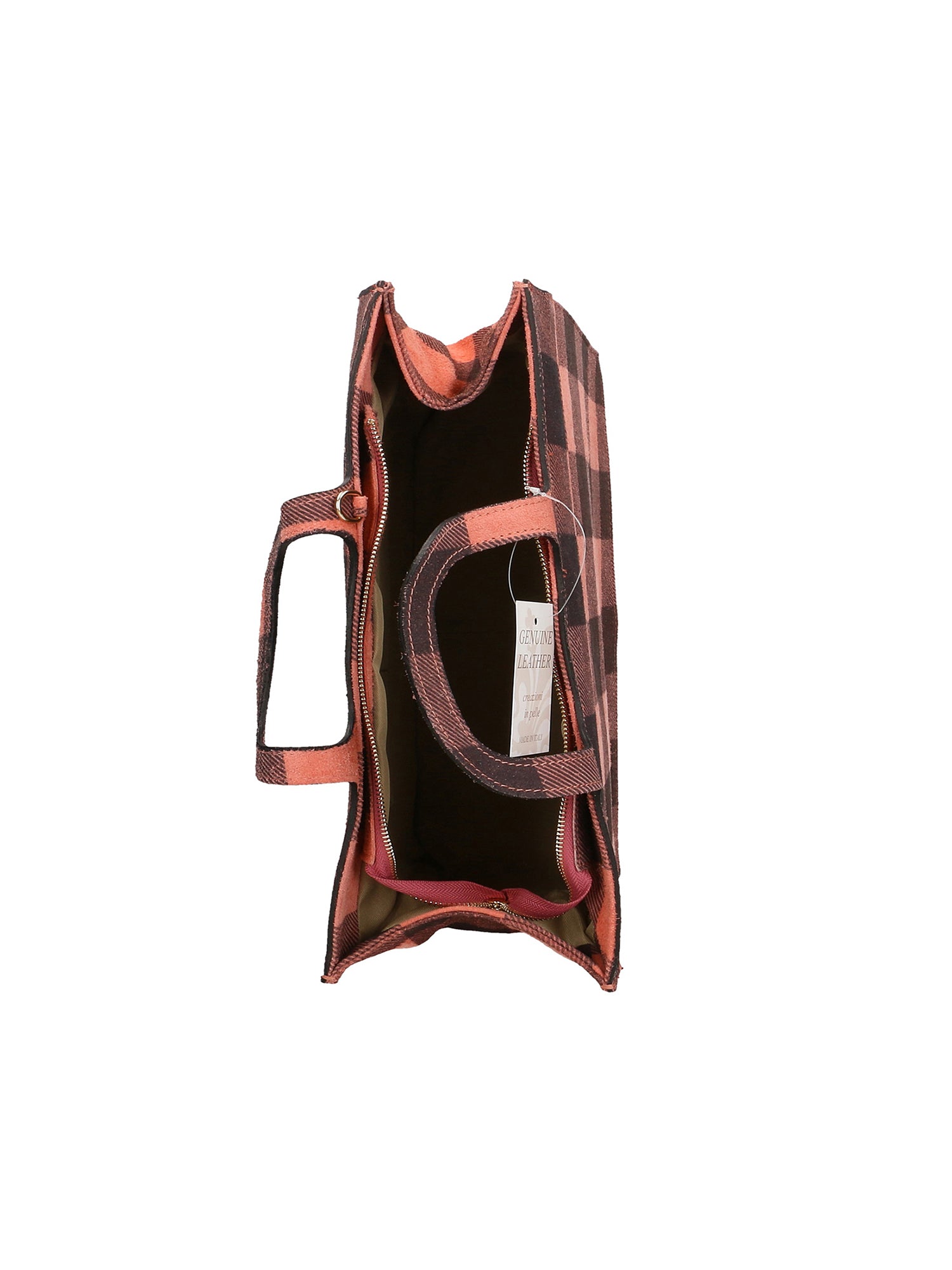 Ambrel Borsa a mano da donna Vera pelle 00660-022 CORALLO Gave Lux