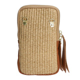 Alessandria Borsa a tracolla da donna Paglia Tabru 05001-S44 CUOIO Gave Lux