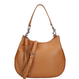 Borsa a spalla da donna Vera pelle 07316-D44 CUOIO Roberta Rossi