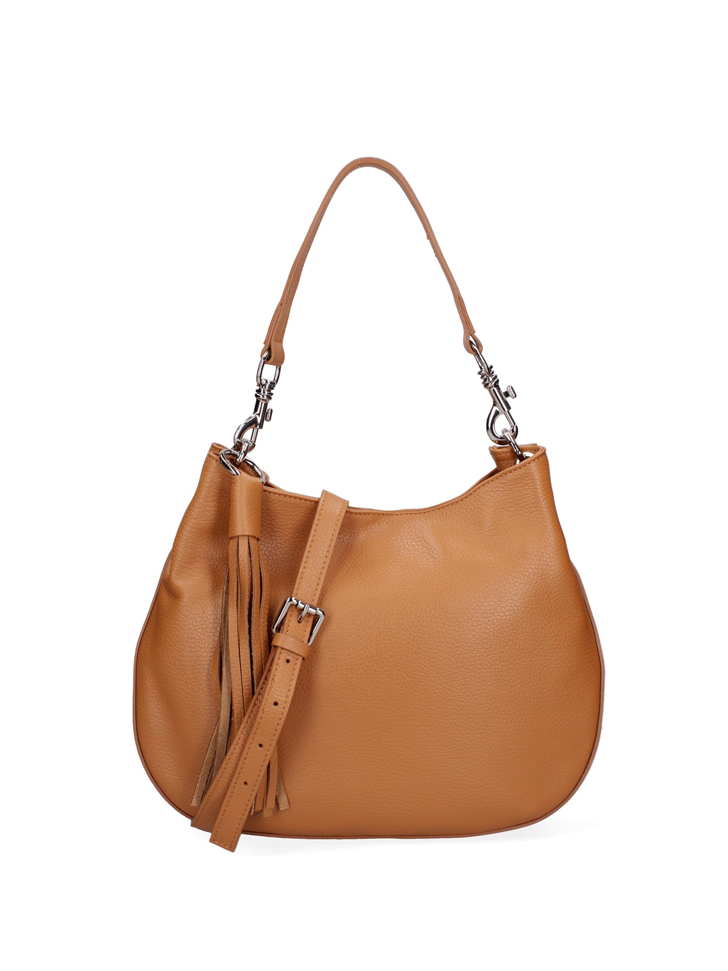 Borsa a spalla da donna Vera pelle 07316-D44 CUOIO Roberta Rossi