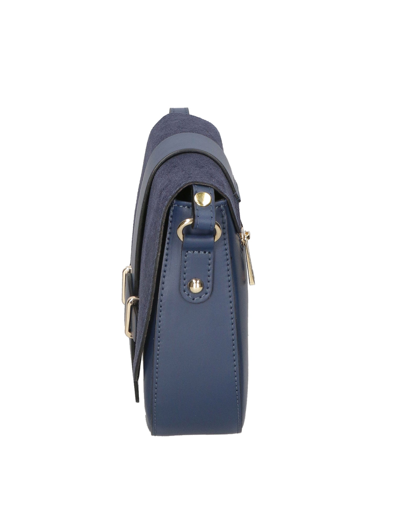 Carola Borsa a tracolla da donna Vera pelle 10036-P217 BLU NOTTE Gave Lux