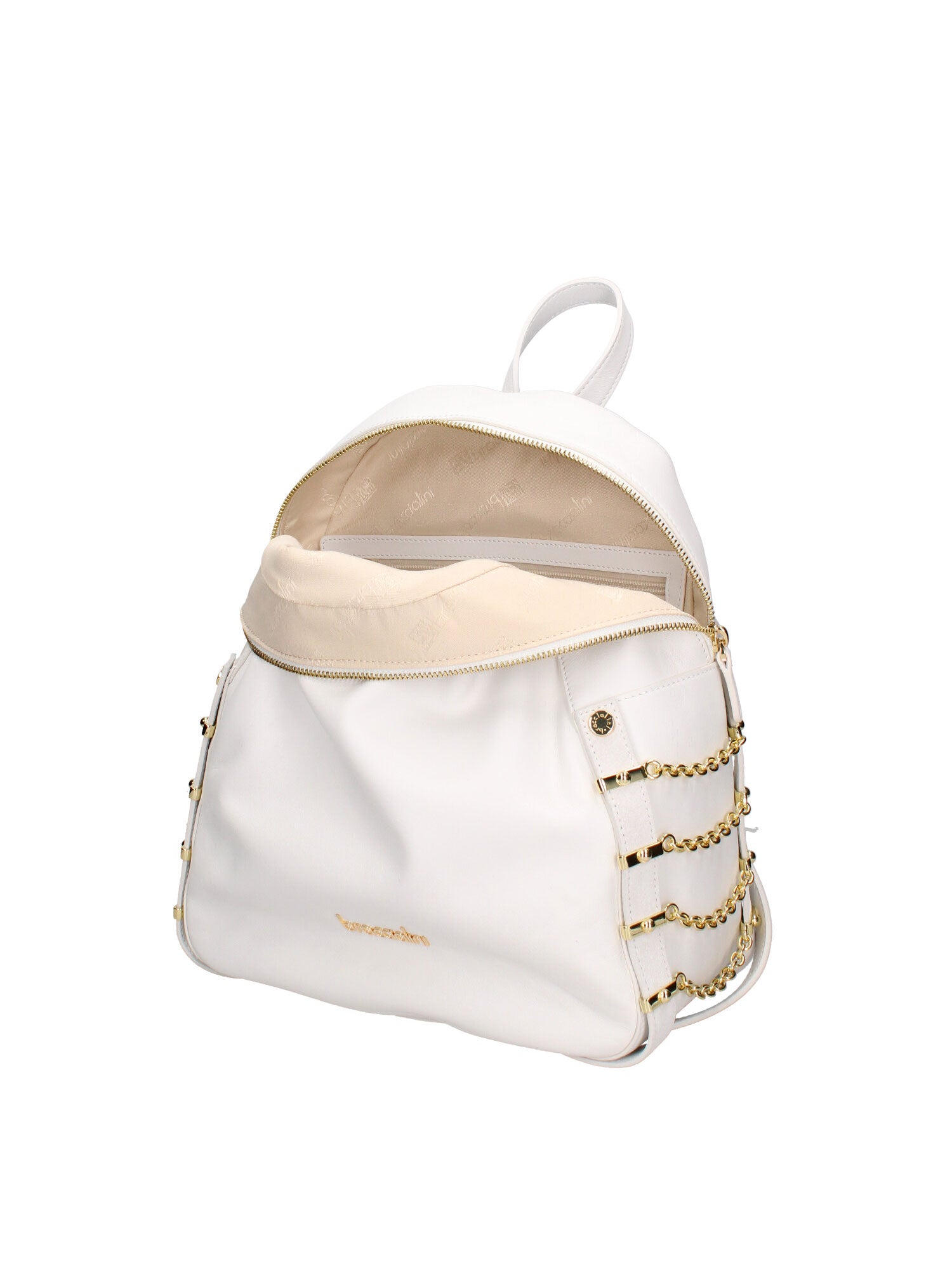 Celestia Prime B17224-BIANCO Zaino da donna in vera pelle Braccialini