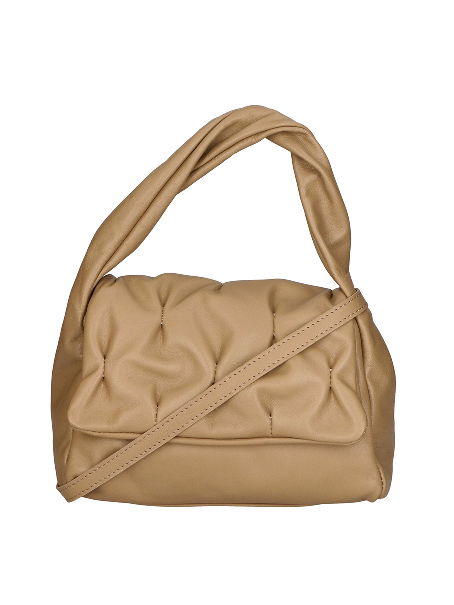 Adelaide Borsa a spalla da donna Vera pelle 04494-S05 TAUPE CHIARO Gave Lux