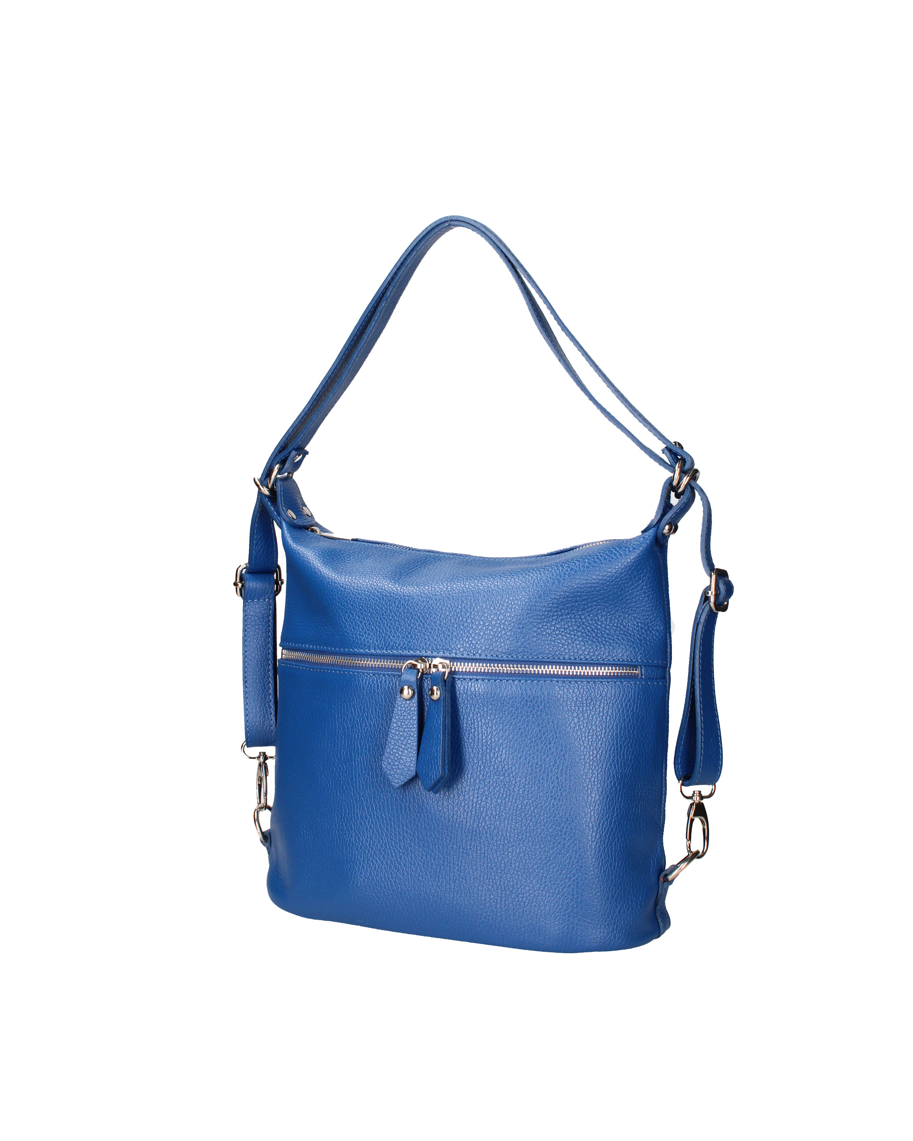 Bianca Borsa a spalla da donna Vera pelle 07136-D22 BLUETTE Viola Castellani