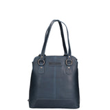 Borsa a spalla uomo in vera pelle Convertibile HILB-4065-BLU Hill Burry