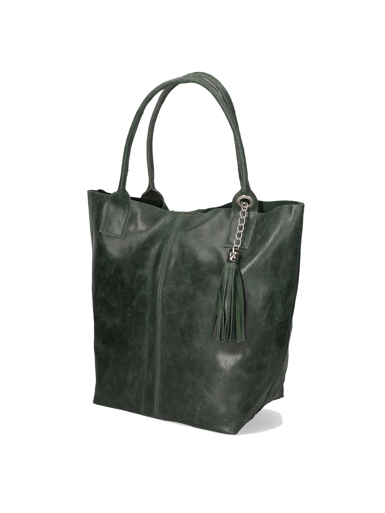 Althea Borsa a mano da donna Vera pelle 5190-017 VERDE BOTTIGLIA Gave Lux