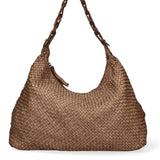 Asteria Borsa a spalla da donna Vera pelle 7799-TAUPE Gave Lux