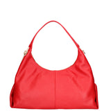 Borsa a spalla da donna Vera pelle 07233-D58 ROSSO+D37 LATTE Roberta Rossi