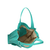 Seraphina Ultra Borsa a spalla da donna Vera pelle 3311-D30 SMERALDO Gave Lux
