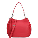 Borsa a spalla da donna Vera pelle 07316-D58 ROSSO FUOCO Roberta Rossi
