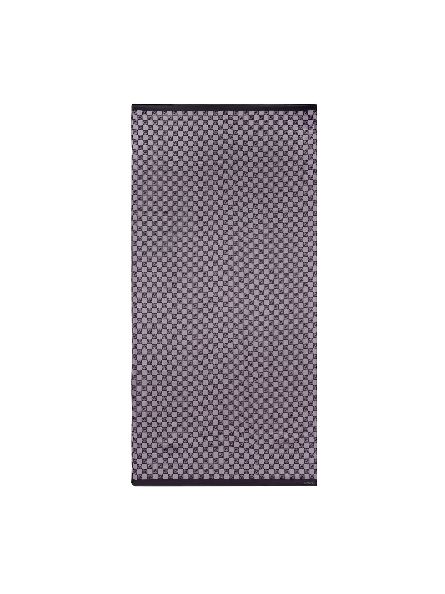 100% Poliestere Foulard da donna Erisma Lux Fashion BFR317-NERO Braccialini