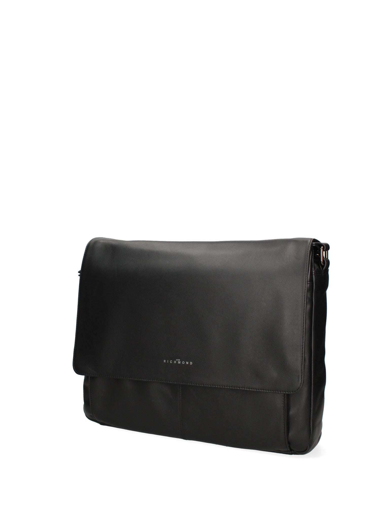 Borsa a spalla da uomo in vera pelle Casual JR-B141-BLACK John Richmond