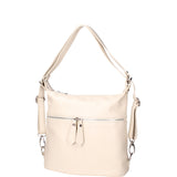 Bianca Borsa a spalla da donna Vera pelle 07136-D37 LATTE Viola Castellani