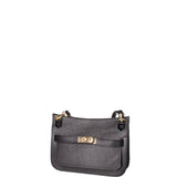 Katie Borsa a tracolla da donna 100% vera pelle 07145-D28 NERO Viola Castellani