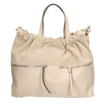 Firenze Borsa a mano da donna Vera pelle 01838-D37 LATTE MILK Gave Lux