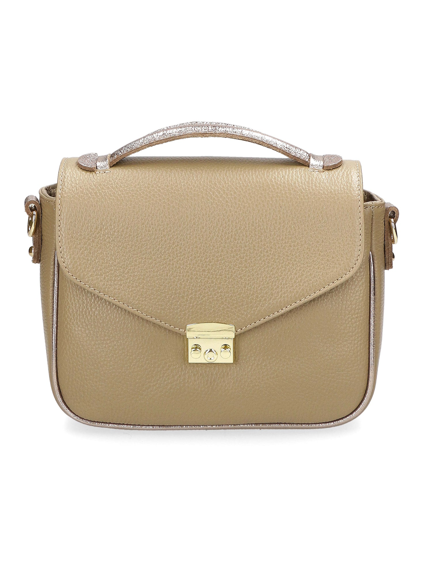 Aida Borsa a mano da donna Vera pelle 04723-D05 CAPPUCINO L005 Gave Lux