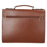 Ivo 7003-MARRONE Borsa da lavoro unisex in vera pelle Gave Lux