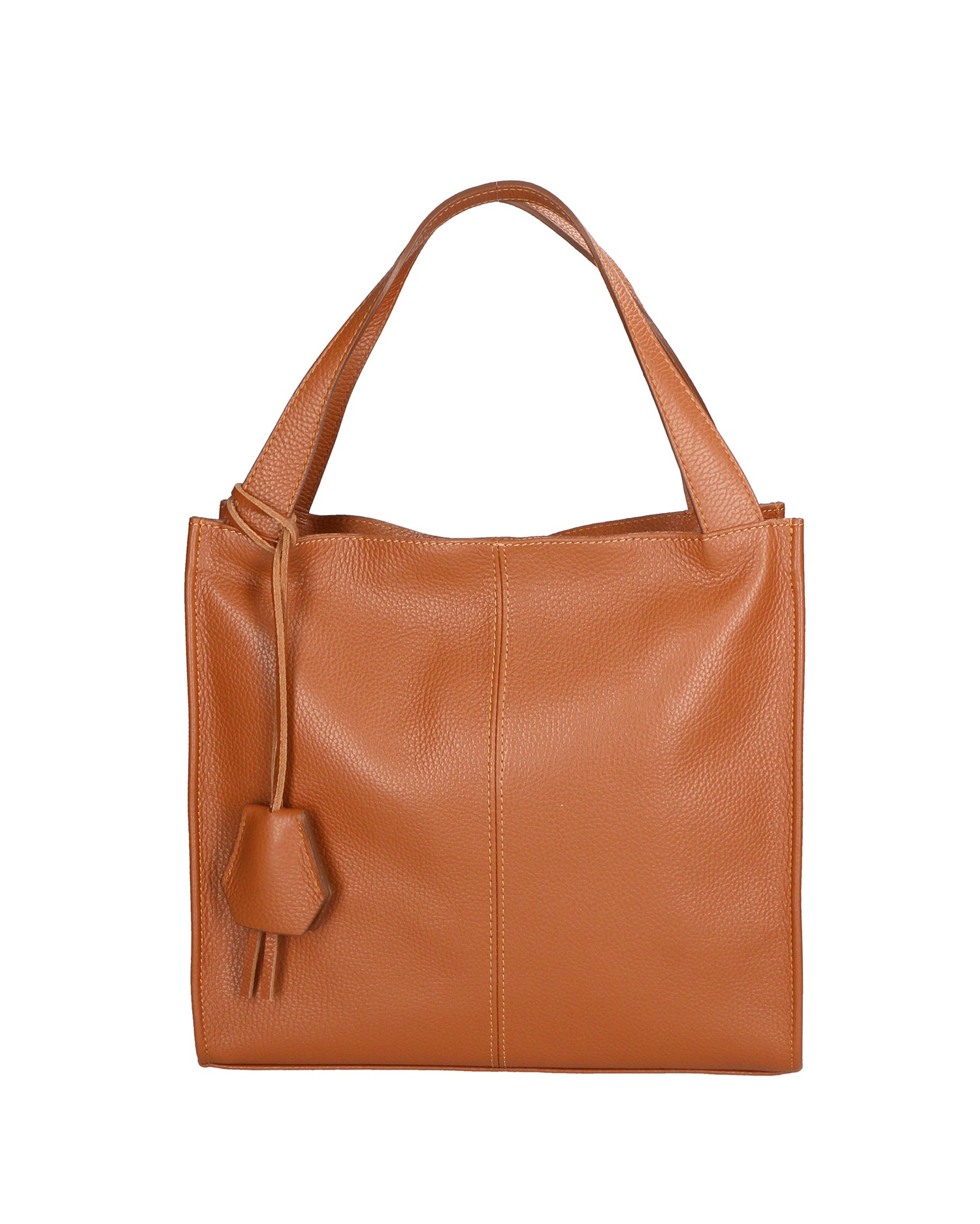 Seraphina Ultra Borsa a spalla da donna Vera pelle 3311-D17 CUOIO SCURO DARK COGNAC Gave Lux