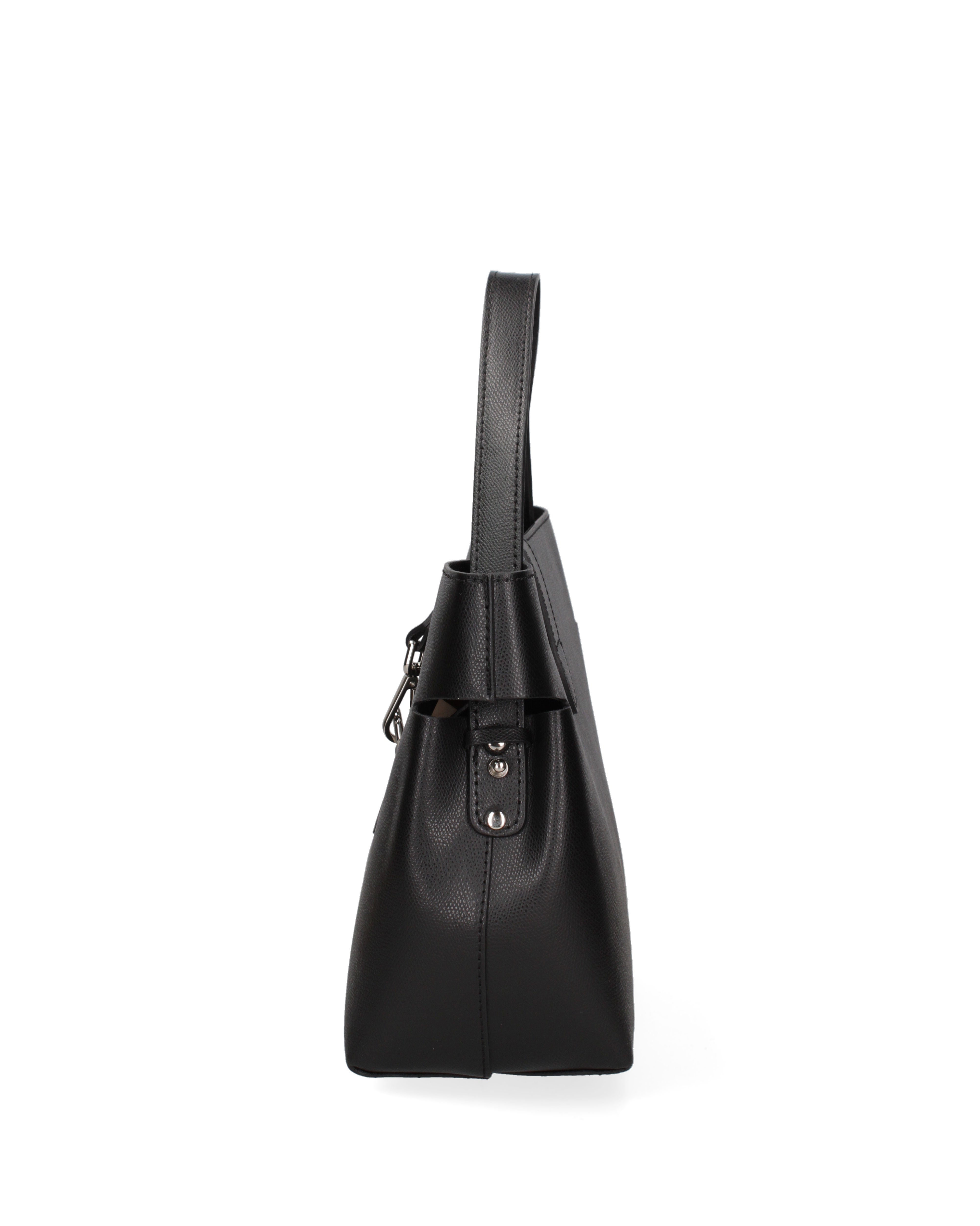 Liviana Borsa a mano da donna Vera pelle 07379-NERO Gave Lux