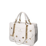 Rosalind Borsa a mano da donna 100% poliuretano B17151-BIANCO Braccialini