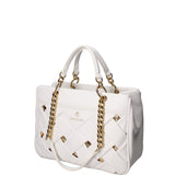 Rosalind Borsa a mano da donna 100% poliuretano B17151-BIANCO Braccialini