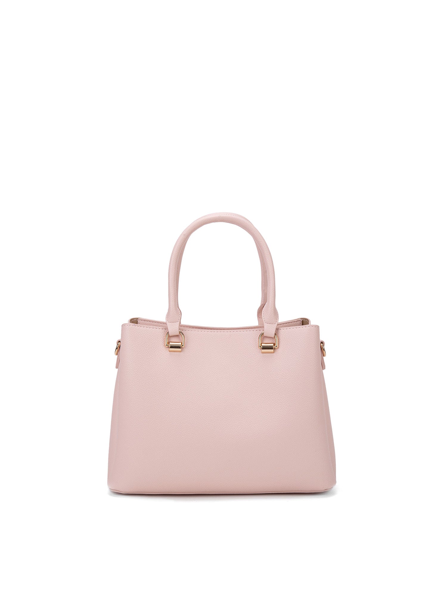 Borsa a mano da donna 100% pelle vegana PU 711-4PT-LIGHT PINK Diana&co
