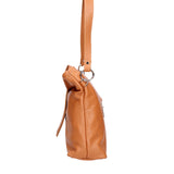 Grace Borsa a spalla da donna Vera pelle 07158-D44 CUOIO Viola Castellani