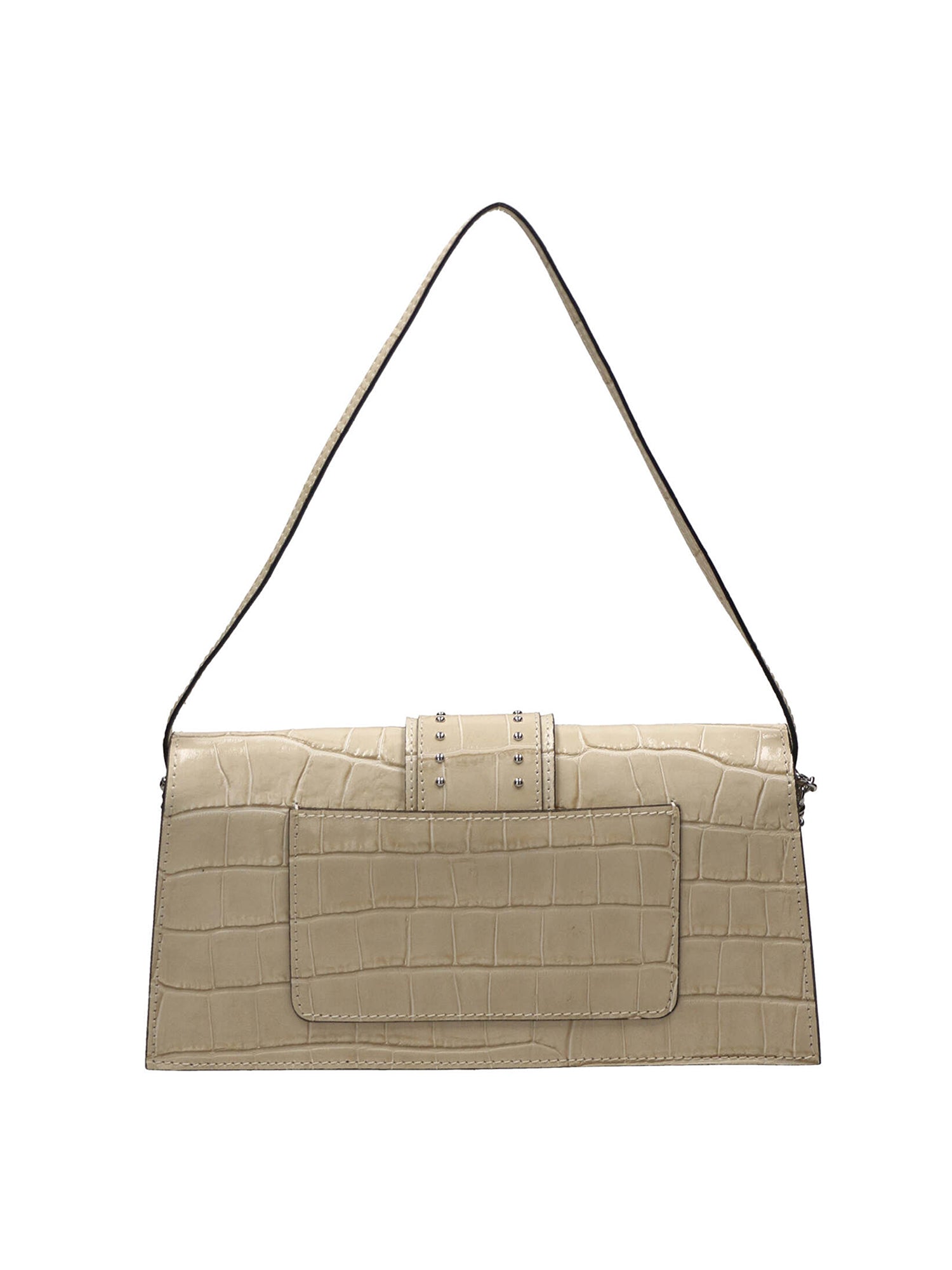 Alba Borsa a spalla da donna Vera pelle 04734-B37 BEIGE Gave Lux