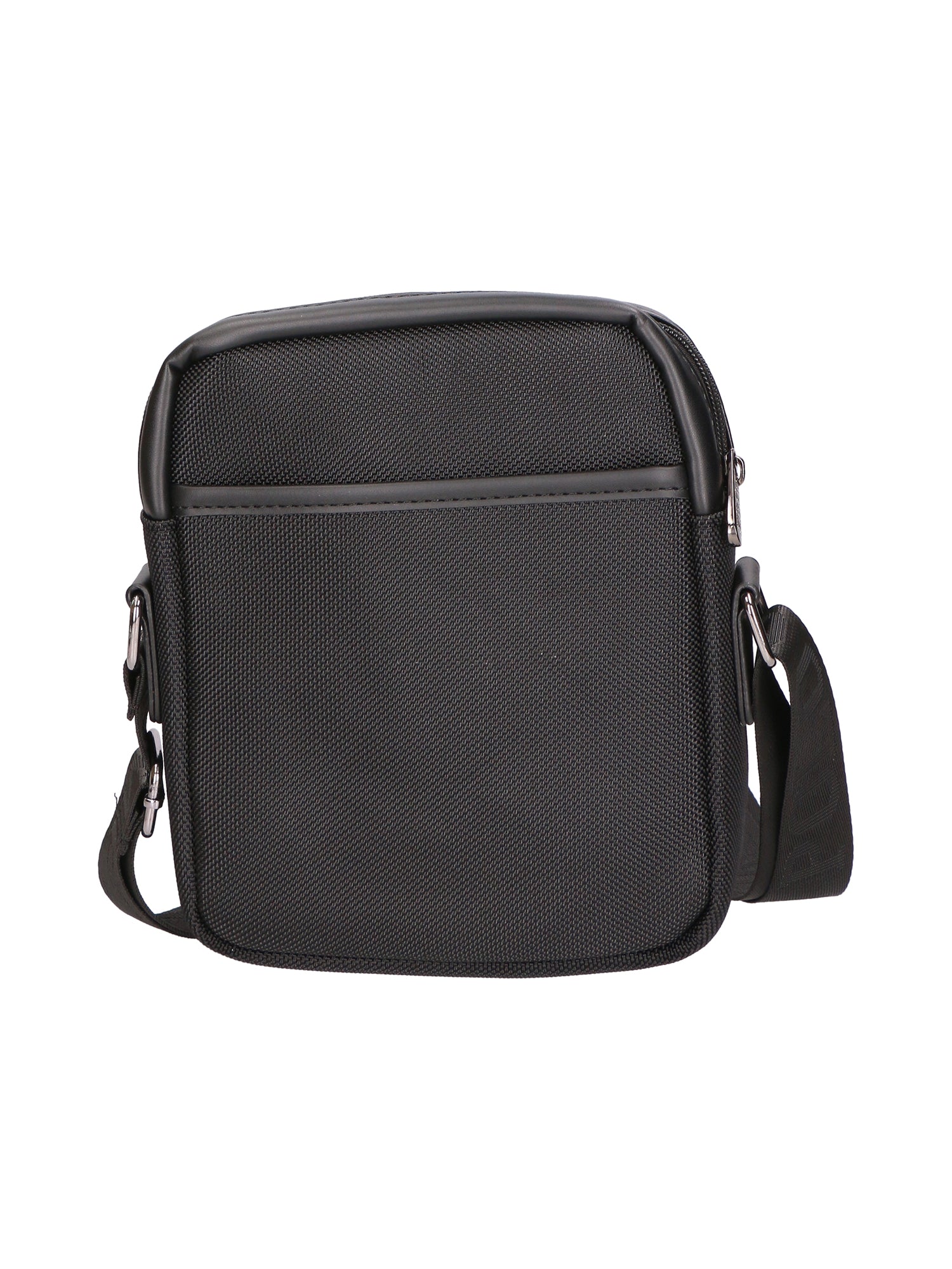 Borsa a tracolla uomo Pelle vegana e nylon PCL3062-BLACK Northampton Polo Club