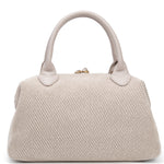 Borsa a mano da donna 100% pelle vegana PU 749-1PT-BEIGE Diana&co