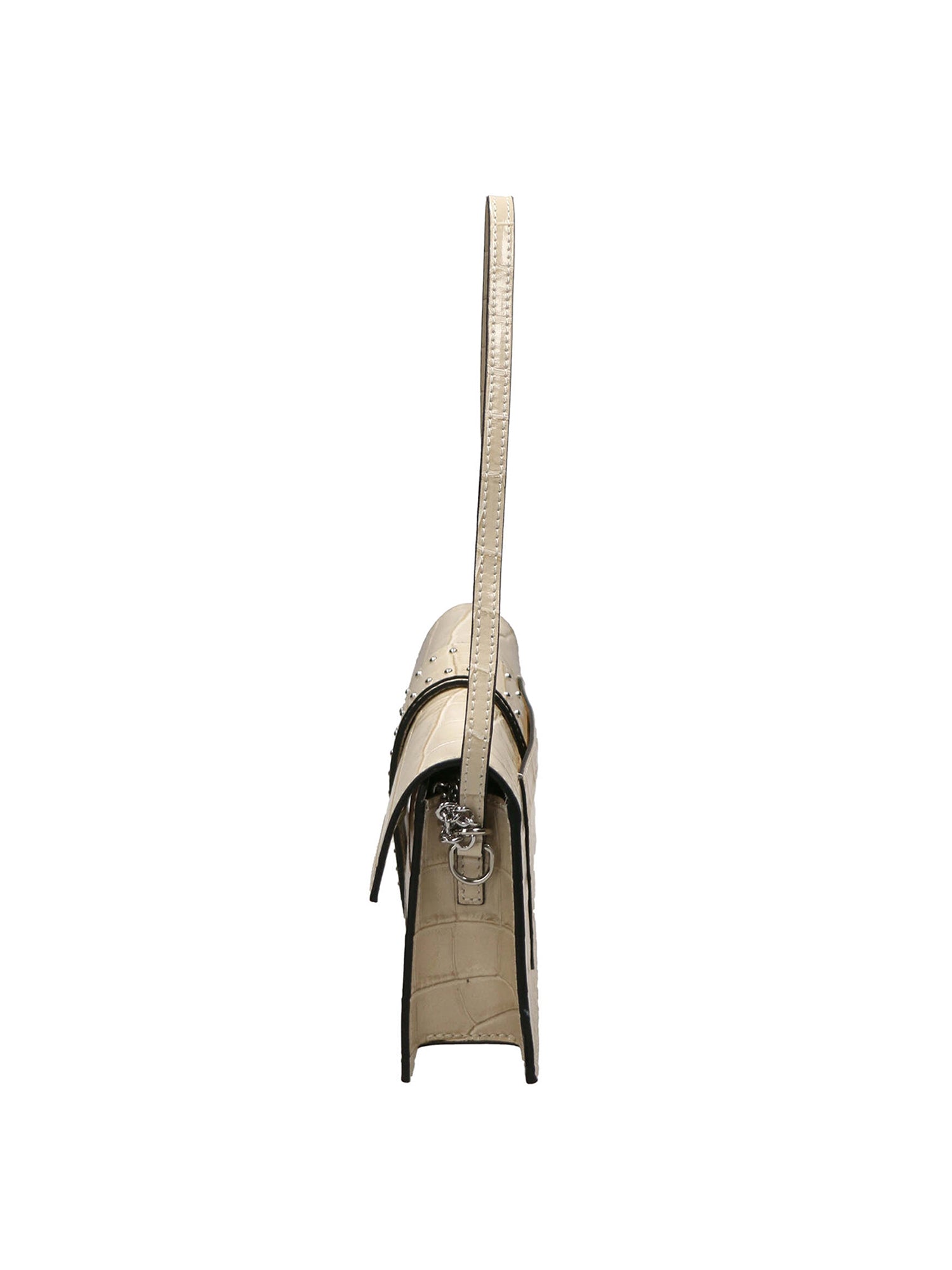 Alba Borsa a spalla da donna Vera pelle 04734-B37 BEIGE Gave Lux