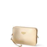Borsa a tracolla da donna 100% Pvc FLAT-FLOWE-GOLD - LIGHT GOLD Marc Ellis