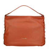 Erisia Chic Borsa a spalla da donna Vera pelle B17223-MARRONE Braccialini