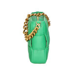 Agostina Borsa a mano da donna Vera pelle 04691-D47 VERDE MELA GREEN APPLE Gave Lux