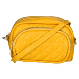 Ancilla 05305-S04 GIALLO Pochette da donna in vera pelle Gave Lux