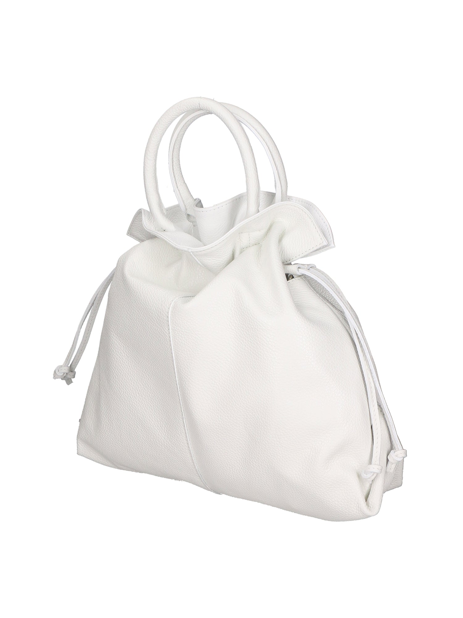 Giada Borsa a mano da donna 100% pelle 05837-D01 BIANCO Gave Lux