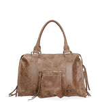 Elara Borsa a spalla da donna Vera pelle 06090-NOCCIOLA Gave Lux