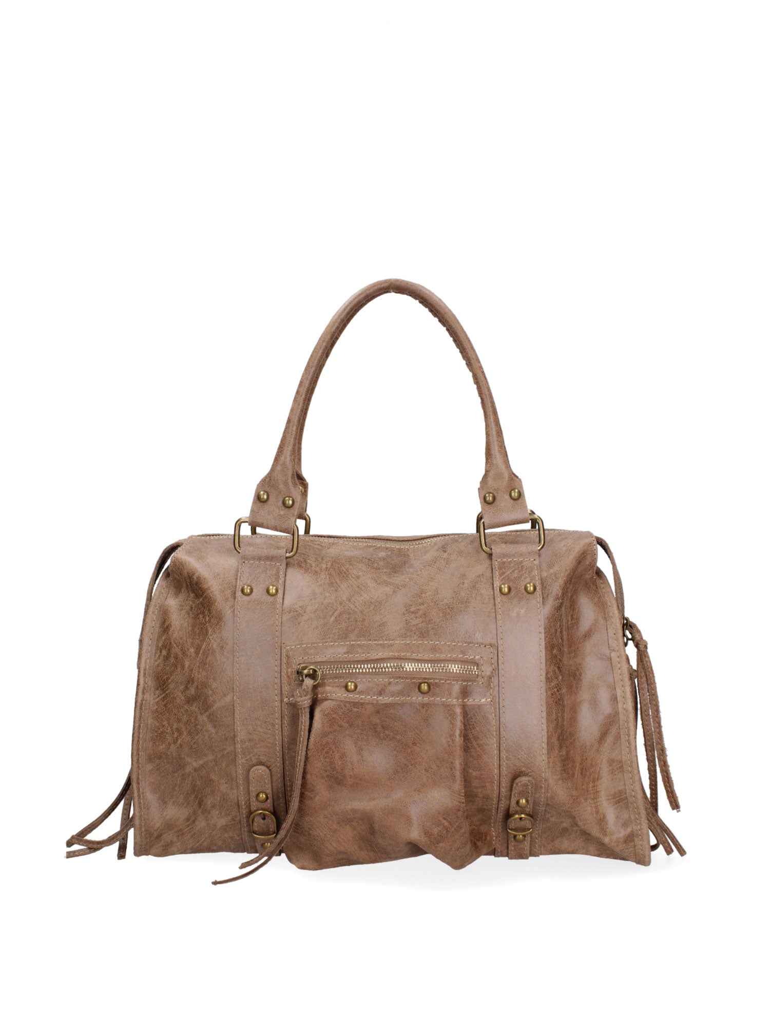 Elara Borsa a spalla da donna Vera pelle 06090-NOCCIOLA Gave Lux